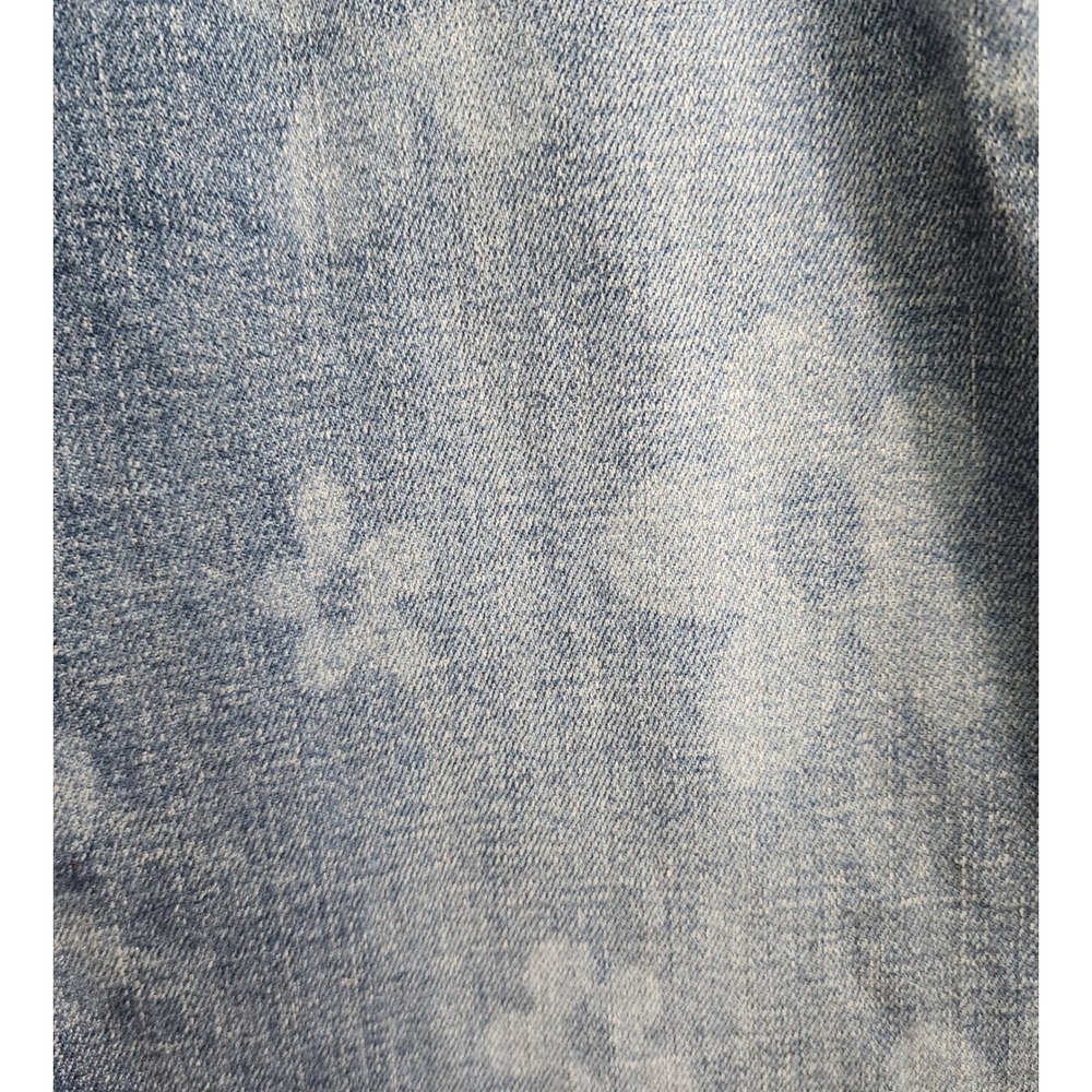 American Eagle Outfitters Womens Low Rise Flare Jeans Blue Floral Size 18 Long - Picture 2 of 11